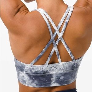🍋Lululemon Energy Bra Long Line Tie Dye - 6
